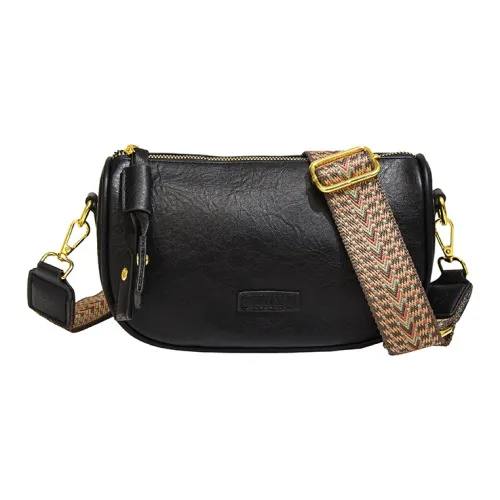 CAREELL ПУ (полиуретан) Сумка через плечо Сумка на плечо Унисекс Черный Светло-коричневый Кофейный