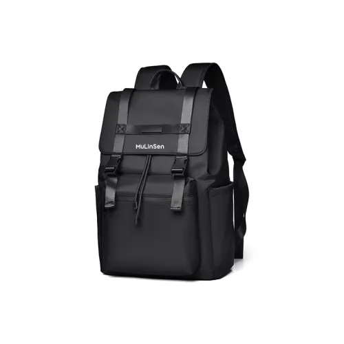 Mulinsen Полиэстер Рюкзак Стандартный Мужской Черный Камуфляж Серый