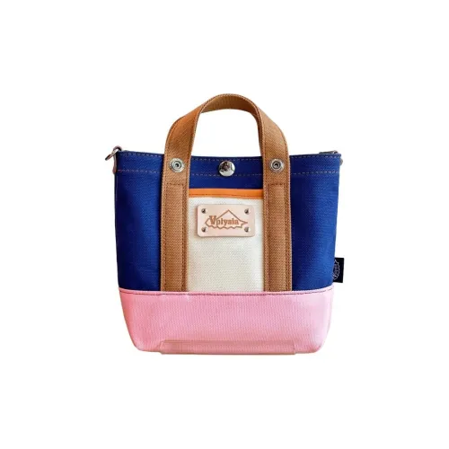 VPLYSIA Canvas Bag Small Women's Blue Brown Pink