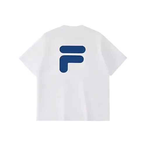 FILA FUSION FOB T Рубашка Унисекс Стандартная Белая