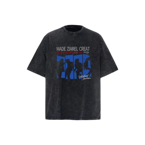 ZIAREL Черная унисекс футболка