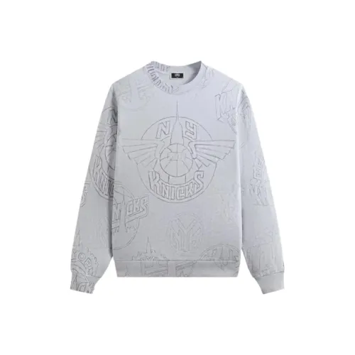 KITH x NIUYUENIKESIDUI LIANMINGKUAN Толстовка Мужской Светлый Фотиния Серый