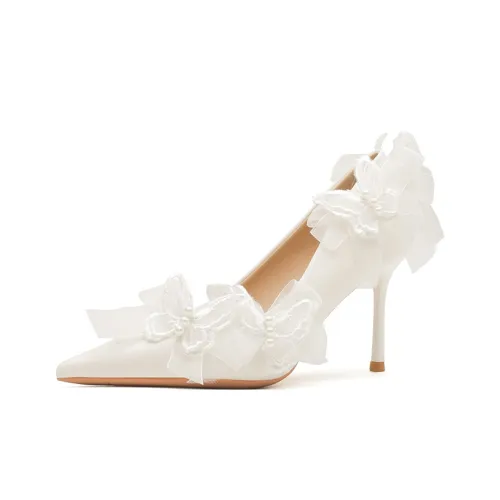 Varib Узкий каблук Высокие каблуки 8 см Женские Белые