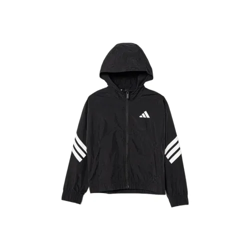 Adidas Куртки Пальто Черный для детей 3-7 лет