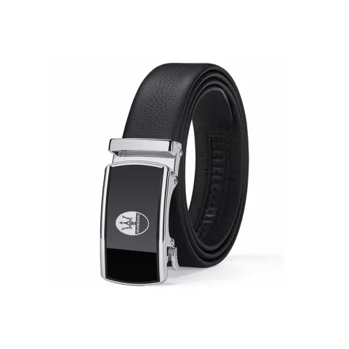 Maserati Ремень из коровьей кожи Мужская коробка Золотой Серебряный Металлический комплект в подарочную коробку ширина 3,5 см