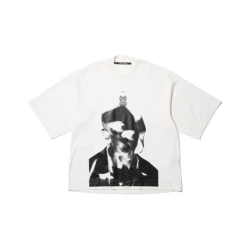 JULIUS Белая Мужская T-Рубашка