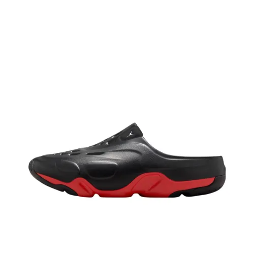 Джордан Roam Slip-он Домашние тапочки Унисекс Черный Красный