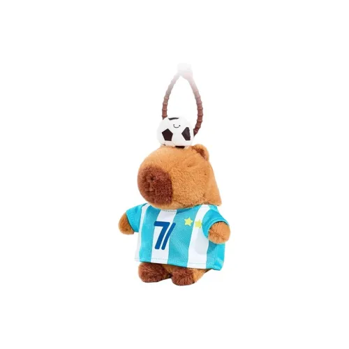 The Green Party Спорт Коллекция Capybara Милый Капибара Кукла Куклы Плюшевый Брелок 10 см 12 см Рекомендуемый рост
