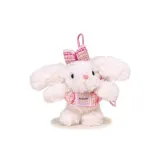 Розовое платье в клетку