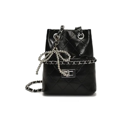 morellybear ПУ (полиуретан) Ведрообразная сумка Сумка через плечо Женская Многоцветная