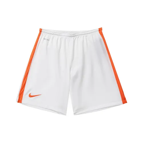 nike Повседневные шорты Мужские Белый Оранжевый