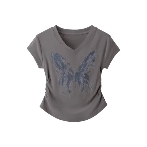 Cypress House Темно-серые Женские Рубашки T