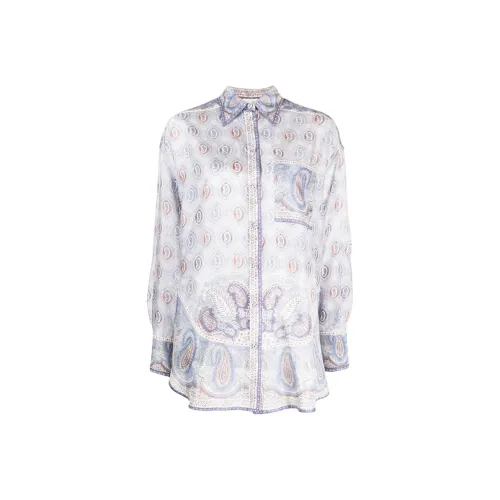 Zimmermann Рубашка Женская Фиолетовая