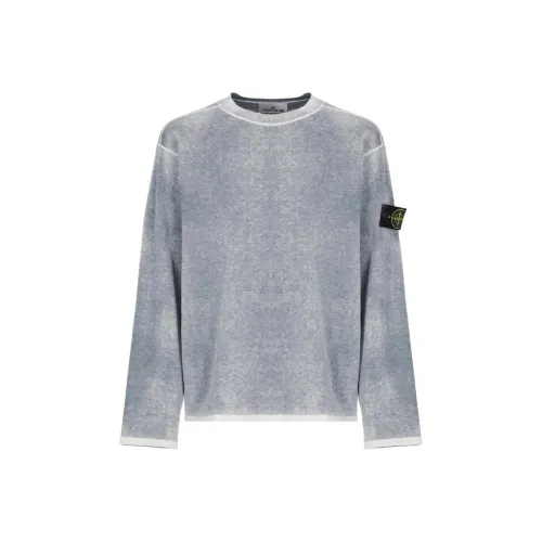 STONE ISLAND Толстовка Мужская Синие Серые