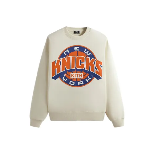 KITH x New York Knicks SHOWTIME Винтаж Nelson Толстовка Мужской Песочный