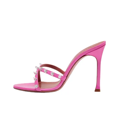 AMINA MUADDI Тихий Слипоны 10,5 см Женские Розовый