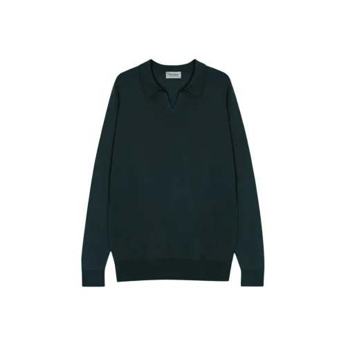 JOHN SMEDLEY Rainforest Зеленый Мужское Поло
