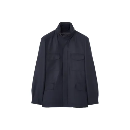 Loro Piana Морской Синий Мужские Куртки