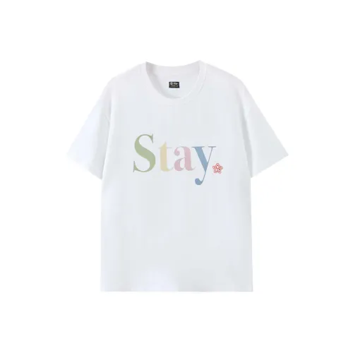 STAY UP LATE Белая Унисекс Футболка