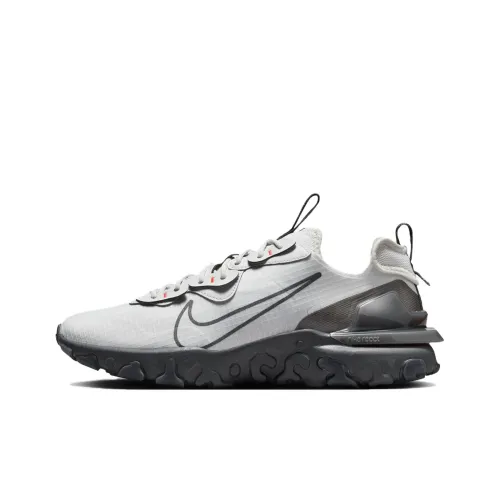Nike React Vision Slip-Resistant Abrasion-Resistant Low Top Casual Shoes Men's Gray Найк React Vision Противоскользящий Устойчивый к Износу Низкий Топ Повседневная Обувь Мужская Серый