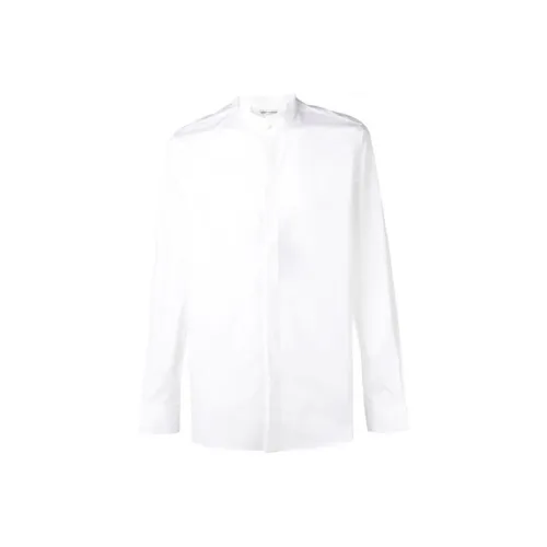 SAINT LAURENT Рубашка Мужская Белая