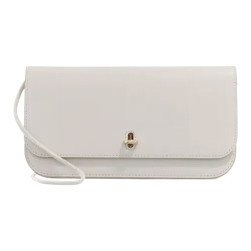 Furla Гладкая кожа Сумка через плечо Сумка на плечо Женская Хлопковая конфета Белый