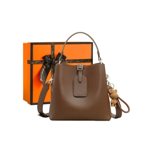 OUBOTE Корова Кожа с Синтетической Кожей Ведрообразная Сумка Женская Многоцветная