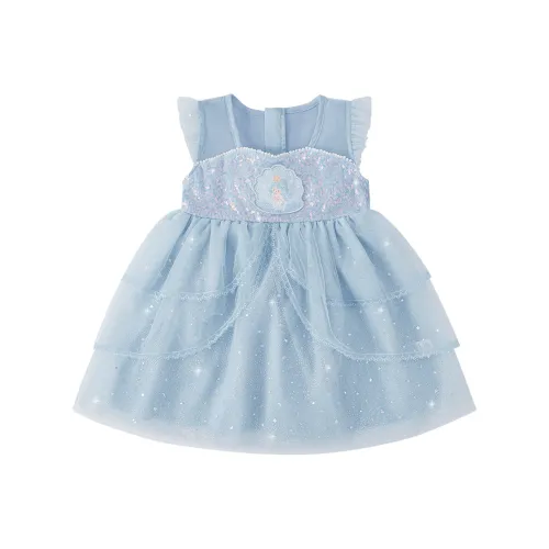 JELLYBABY Платье Светло-Синий для Детей Возрастом 3-7 Лет