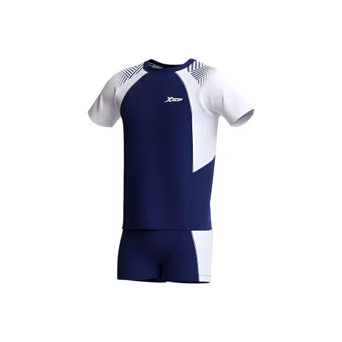 XTEP Купальный комплект Мужской Темно-синий