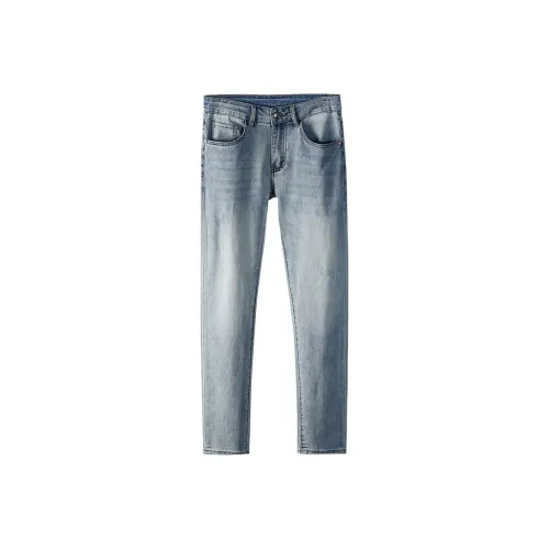 TUCANO Бирюзовый Синий Унисекс Джинсы