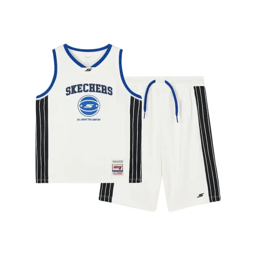 Skechers Kids Повседневная спортивная одежда 2 предмета Комплект Кокос Зеленый Соки Белый 02UN Подростки