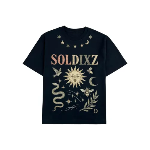 SoldiXZ Черная унисекс футболка