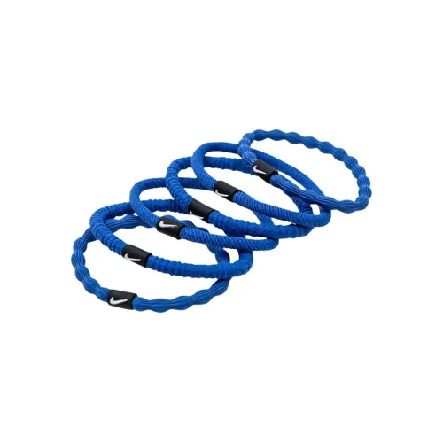 nike Шелк Нейлон Резинки для волос Унисекс Синий