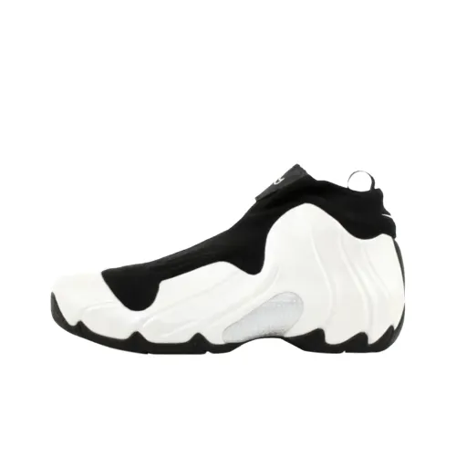 Nike Air Flightposite Slip-resistant MID Топ Винтажные баскетбольные кроссовки Мужской Черный Белый