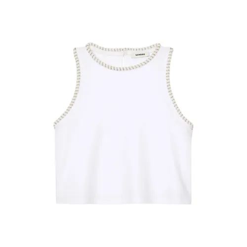 SANDRO Светло-янтарные Женские Майки