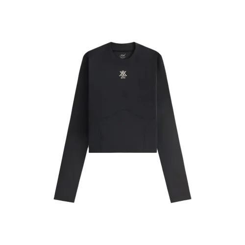 KITH Стандартная T-рубашка Женская Черная