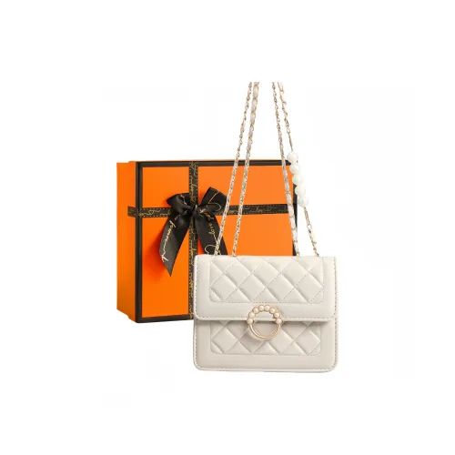 OUBOTE Сумка через плечо из синтетической кожи стандартная женская цвет экрю