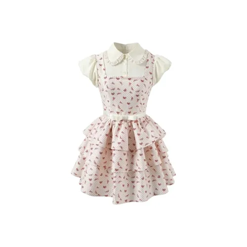 MITX Короткий рукав Платье Женское