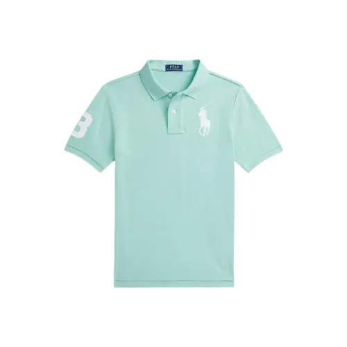 Polo Ralph Lauren Поло Синий Зеленый Подростки