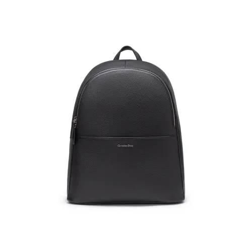CHRISDIEN DENY Рюкзак из коровьей кожи мужской черный