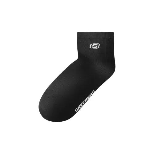 Skechers 1 шт Угольно-черный 0018 Женские MID Носки до икры