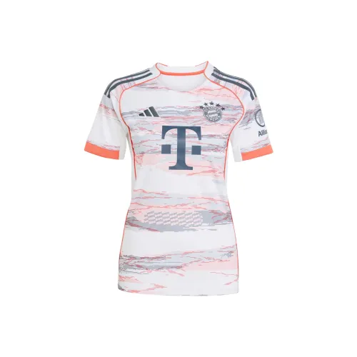 Adidas FootballFC Bayern SS25 Футбол Джерси Женская Белая