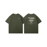 [220 г плотный 100% хлопок] Бледно-зеленый (Tf Trendy бесшовный логотип на груди _Tf большой Trendy бесшовный логотип на спине)
