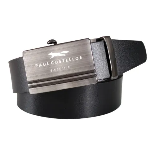 PAUL COSTELLOE Ремни из ПУ (полиуретана) кожа унисекс ширина 3,3 см