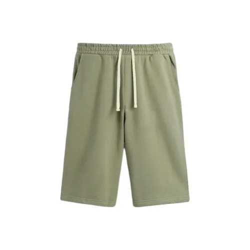 ZARA Темные хаки Мужские Повседневные Шорты