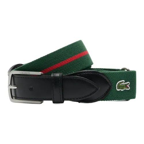 LACOSTE Collaboration Полиэстер, Район, Резина, Коровья кожа, Кожа, Ткань, Ремни Мужской