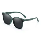 Темно-зеленая оправа с поляризационными серыми линзами [7044-C3]