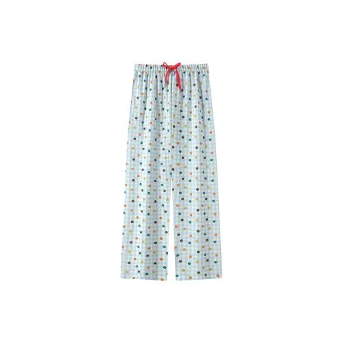 Gongdie Синие Женские Пижамные Брюки