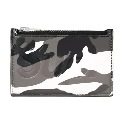 Supreme Кожа Картхолдер Унисекс Снежный камуфляж