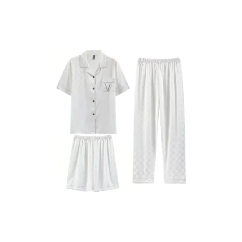 Good Fortune Пижамный комплект Мужской Белый